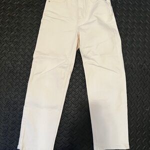 Everlane Off-White High-Waisted Jeans